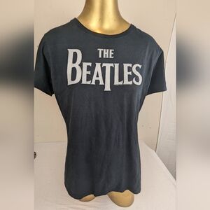 The Beatles Classic Logo Tee Shirt Large
